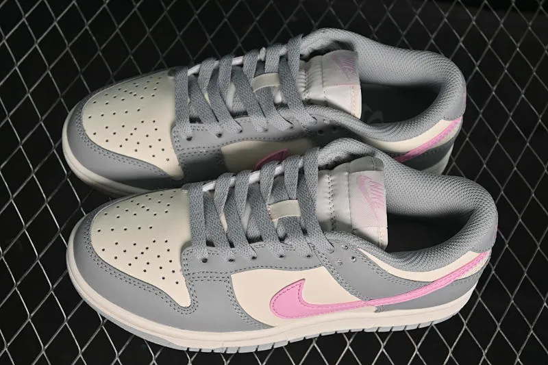 All categories Nk SB Dunk series Nk SB Dunk Low low-top sneakers Nike SB Dunk Low gray pink low-top casual sneakers DD1873-002